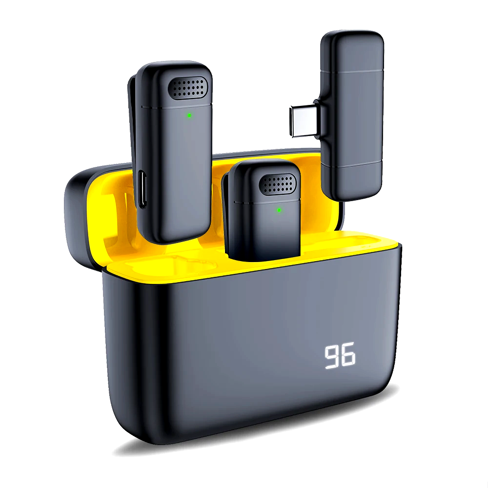Klipmic Pro – Micrófono Lavalier Inalámbrico con Estuche de Carga